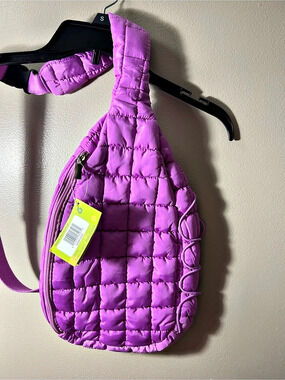 Pickle Juice Pickleball Sling Bag Purplish pink NWT